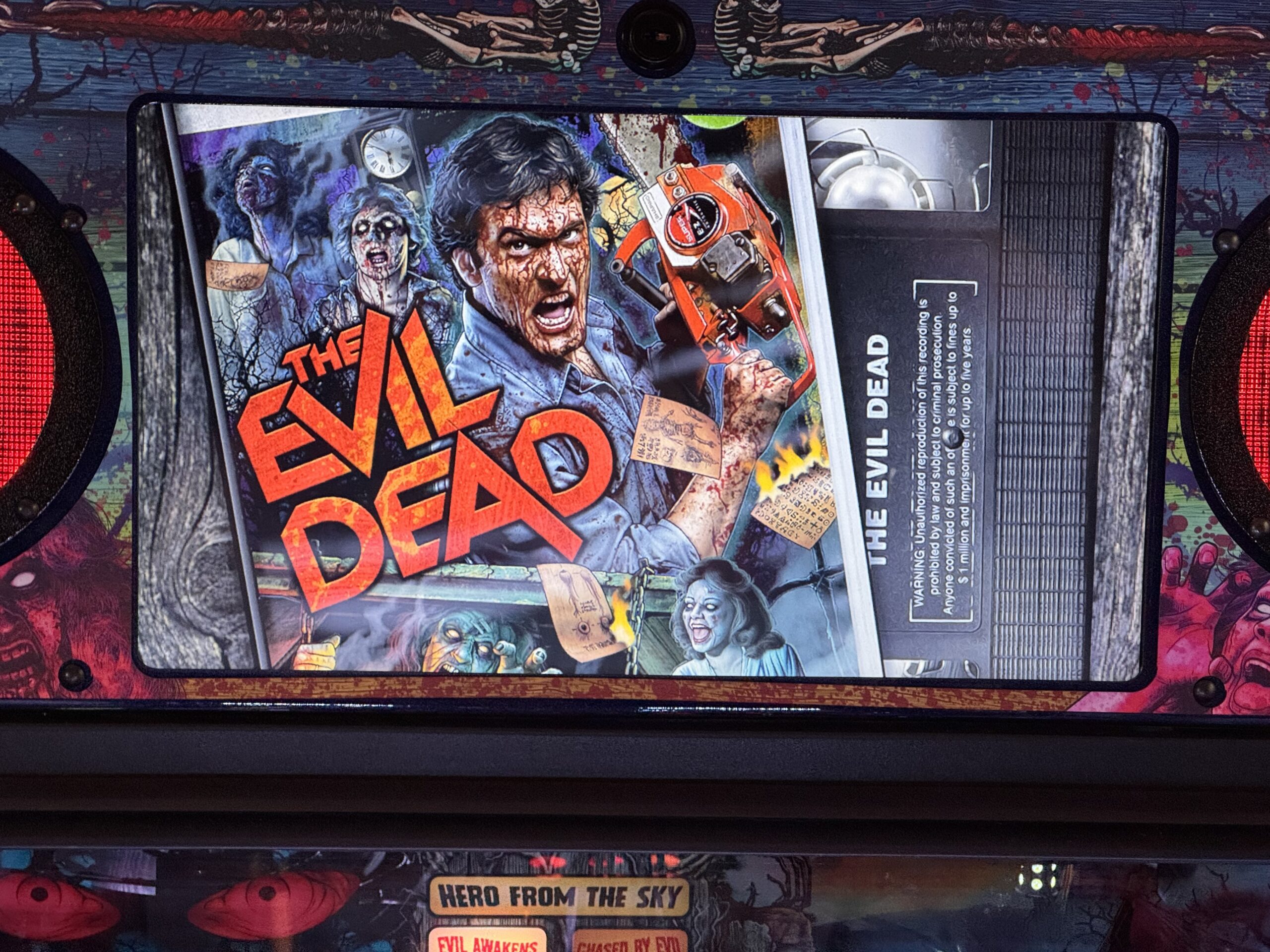 Spooky Pinball Evil Dead Pinball movie 1